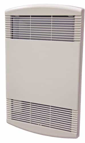 1125W/1500W 208V/240V Euro Style Convection Wall Heater White