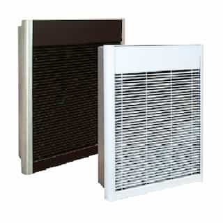 2/4kW Architectural Heater, 13649 BTU/H, 3 Ph, 19.2A, 208V, White