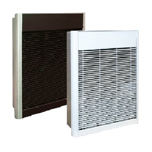 Qmark Heater 2/4kW Architectural Heater, 13649 BTU/H, 3 Ph, 19.2A, 208V, White