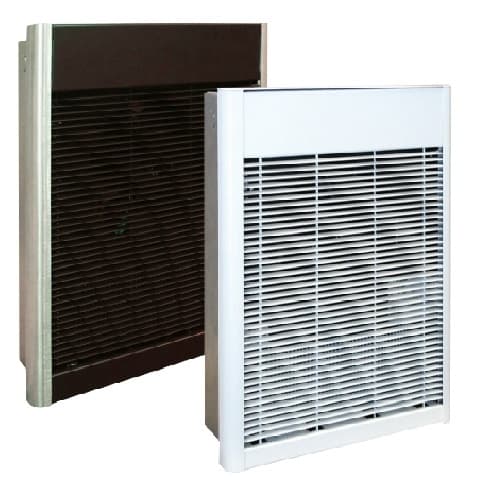 Qmark Heater 13649 BTU/H Architectural Heater, 4kW, 3 Ph, 9.6A, 240V, White