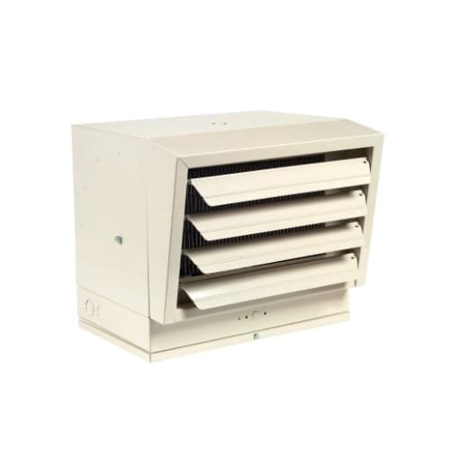 10000W Horizontal Downflow Unit Heater, 34.1 BTU/H, 41.7/25.7 Amps, 240V, 1-3 Ph, Gray