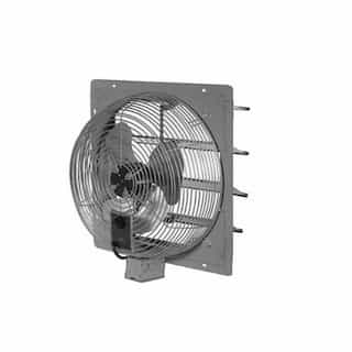 Qmark Heater 16-in 1.1 Amp Direct Drive Commercial Exhaust Fan w/ Shutter, 2250-3000 CFM