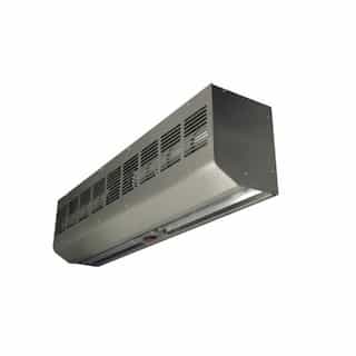 36-in Contemporary Low Profile Air Curtain, 115 HP, 900-1200 CFM, 120V, Stainless Steel