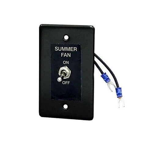 Qmark Heater Remote Summer Fan Switch with Relay for Garage Unit Heater