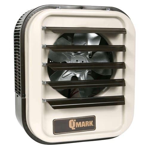 Qmark Heater 3KW 347V Garage Unit Heater 1-Phase Almond