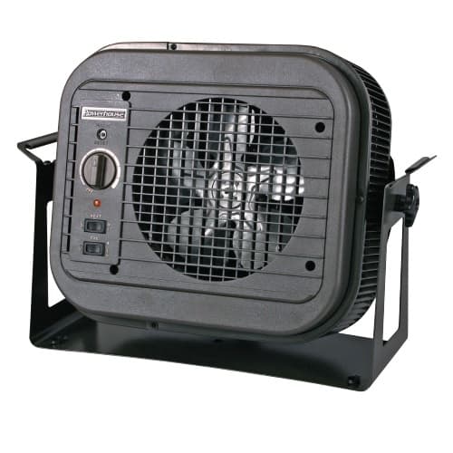 Qmark Heater 8530/17060 BTU/H Garage Unit Heater, 2.5/5kW, 210 CFM, 21A, 208V/240V