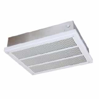 Qmark Heater 10239 BTU/H Fan-Forced Ceiling Heater, 150 CFM, 3kW, 5.4/10.8A, 277V