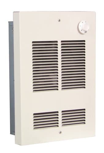 750W/1000W 208V/240V Fan-forced Wall Heater, White