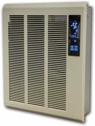 Qmark Heater Up to 4000W at 240V, Commercial Smart Wall Heater w/ Remote, Beige