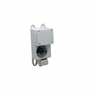 Qmark Heater 25A Industrial Line Voltage Thermostat, Weatherproof, SPDT