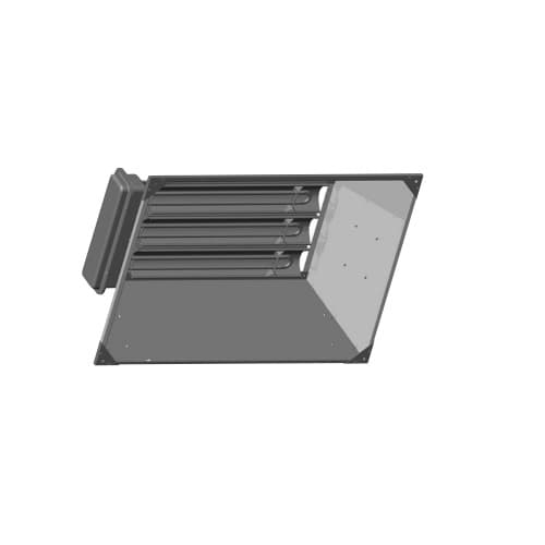 Qmark Heater 20472 BTU/H Industrial Infrared Heater, 6kW, 1-3 Ph, 10A, 600V