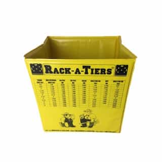 Rack-A-Tiers 10-in Small Pop-Up Garbage Can, Yellow