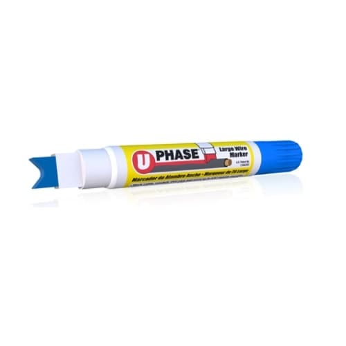 Rack-A-Tiers U-Phase Wire Marker, Large, Blue