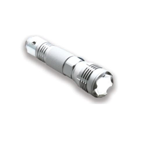 LED Silver Bullet Flashlight w/ Display, 300 lm, Bulk