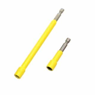 Rack-A-Tiers 5/16" Hex Bit - 2.5-in, Yellow, 5 Pack