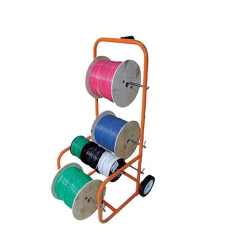 Rack-A-Tiers 43-in Tall Cable Caddy w/ 7-in rubber wheels