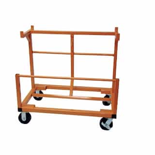28-in Wide Cable Cart, Data, Vertical Rack, 1000 lb Capacity