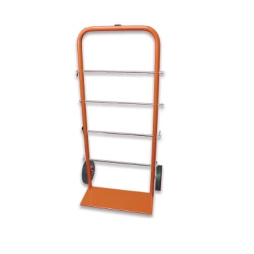45-in Tall Dolly, Hand Truck for Cable Spools, 300 lb Capacity
