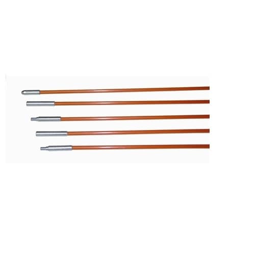 Rack-A-Tiers Attachment Kit w/ Bullnose & Hook Tip for 3/16-In Wire Puller, Orange