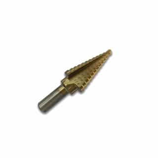 1/4-in to 1.5-in Step Drill Bit, 11 Step