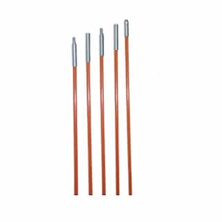 6-ft x 3/16-in Wire Puller w/ Bullnose/Female Tip, Orange