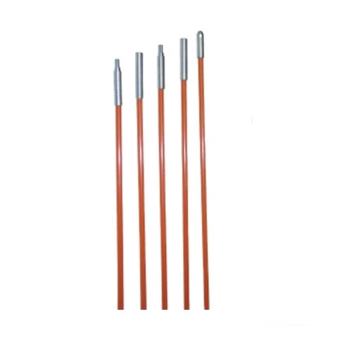 3-ft x 3/16-in Wire Puller Kit w/ Bullnose/Female, Male/Female, & Hook Tip, 4 Pack