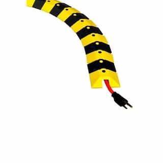 Rack-A-Tiers Sidewinder 3-ft System w/ Endcaps, Black/Yellow