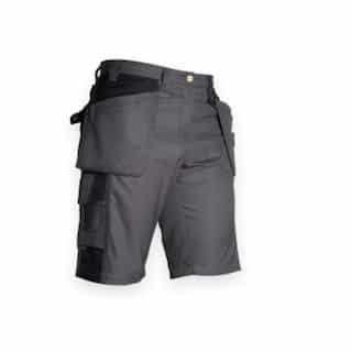Rack-A-Tiers Work Shorts, Heavy-Duty, Mid-Weight, Size 30