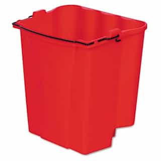 Rubbermaid Red Dirty Water Bucket for WaveBrake Combos