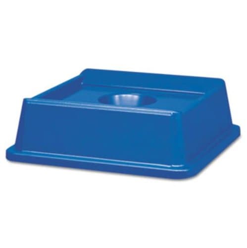 Rubbermaid Blue Bottle & Can Recycling Top for 35 & 50 Gal Containers