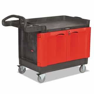 Rubbermaid Cart with 2 Door Cabinet, Small