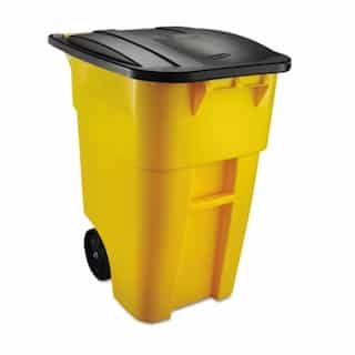 Rubbermaid Brute Yellow 50 Gal Rollout Container