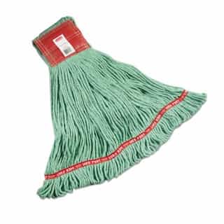 Green, Large Cotton/Synthetic Web Foot Wet Mops-5-in Red Headband