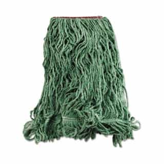 Rubbermaid Green, Large Cotton/Synthetic Super Stitch Blend Mop Heads