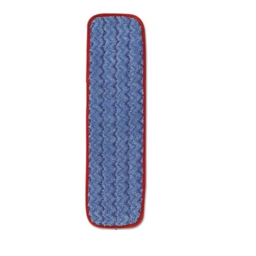 Rubbermaid Red, Microfiber Wet Mopping Pad-18-in