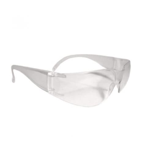 Mirage&trade; Safety Glasses, Clear Frame & Lens