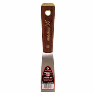 Red Devil 1-1/4" Stiff Steel Putty Knife w/Wooden Handle