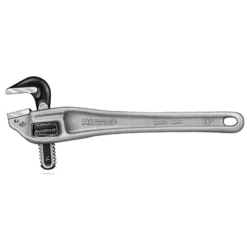 14'' Aluminum Handle Offset Pipe Wrench