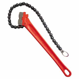 Heavy Duty Chain Wrench with Alloy Steel Jaw, 18 1/2-in Chain