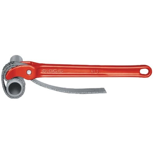 Ridgid 2-in Capacity Strap Wrench, 2-in Pipe Capacity