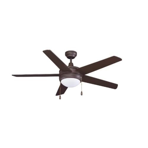 Royal Pacific 50-in 60W Mirage Ceiling Fan w/ LED Kit, 5-Bronze Blades, Bronze