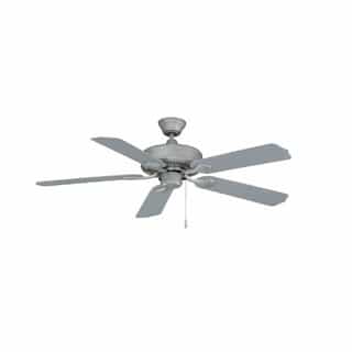Royal Pacific 52-in 56W Sunset Ceiling Fan, 5-Pewter Blades, Brushed Pewter