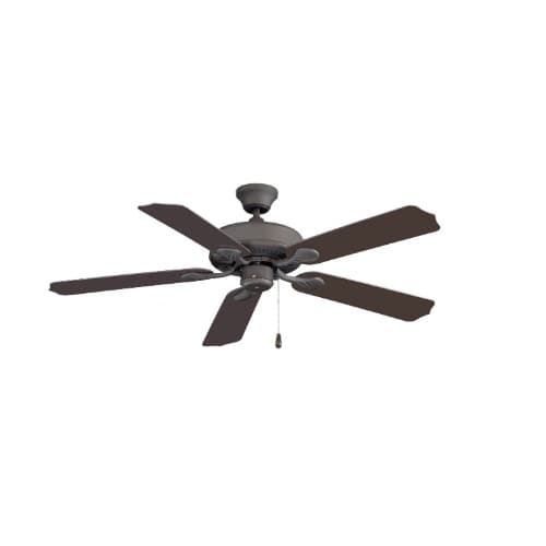 Royal Pacific 52-in 56W Sunset Ceiling Fan, 5-Bronze Blades, Oil Rubbed Bronze