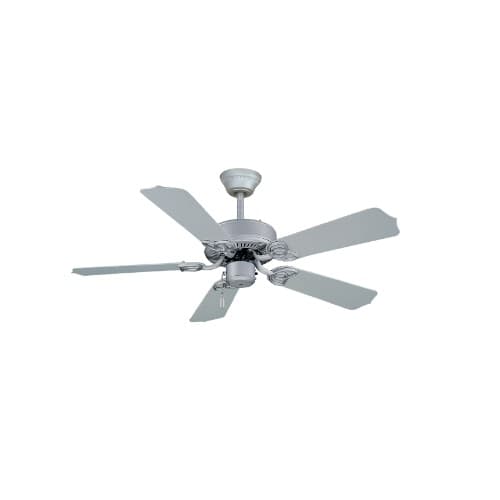 Royal Pacific 42-in 47W Sunset II Ceiling Fan, 5-Pewter Blades, Brushed Pewter