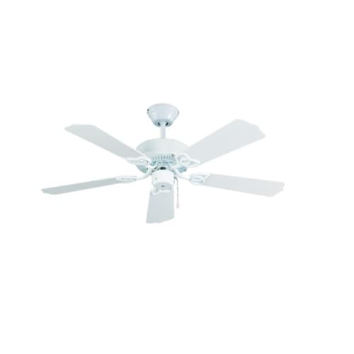 Royal Pacific 42-in 47W Sunset II Ceiling Fan, 5-White Blades, White