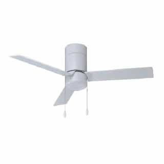 15W 52-in Sabio Ceiling Fan w/ LED Kit, 3-Blade, 90CRI, 3000K, BN/WT