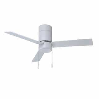 15W 52-in Sabio Ceiling Fan w/ LED Kit, 3-Blade, 90CRI, 3000K, White