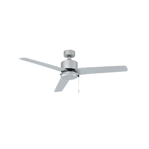 Royal Pacific 44-in 34W Aldea XI Ceiling Fan, 3-Pewter Blades, Brushed Pewter