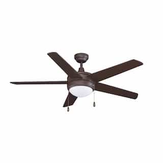 Royal Pacific 52-in 50W Mirage IV Ceiling Fan w/ LED Kit, 5-Bronze Blades, Bronze