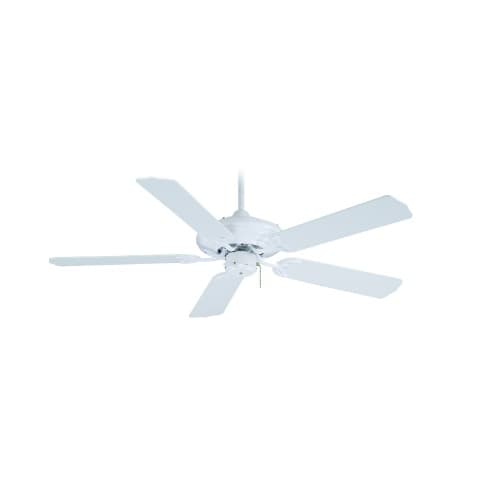 Royal Pacific 52-in 66W Caribbean Ceiling Fan, 5-White Blades, White